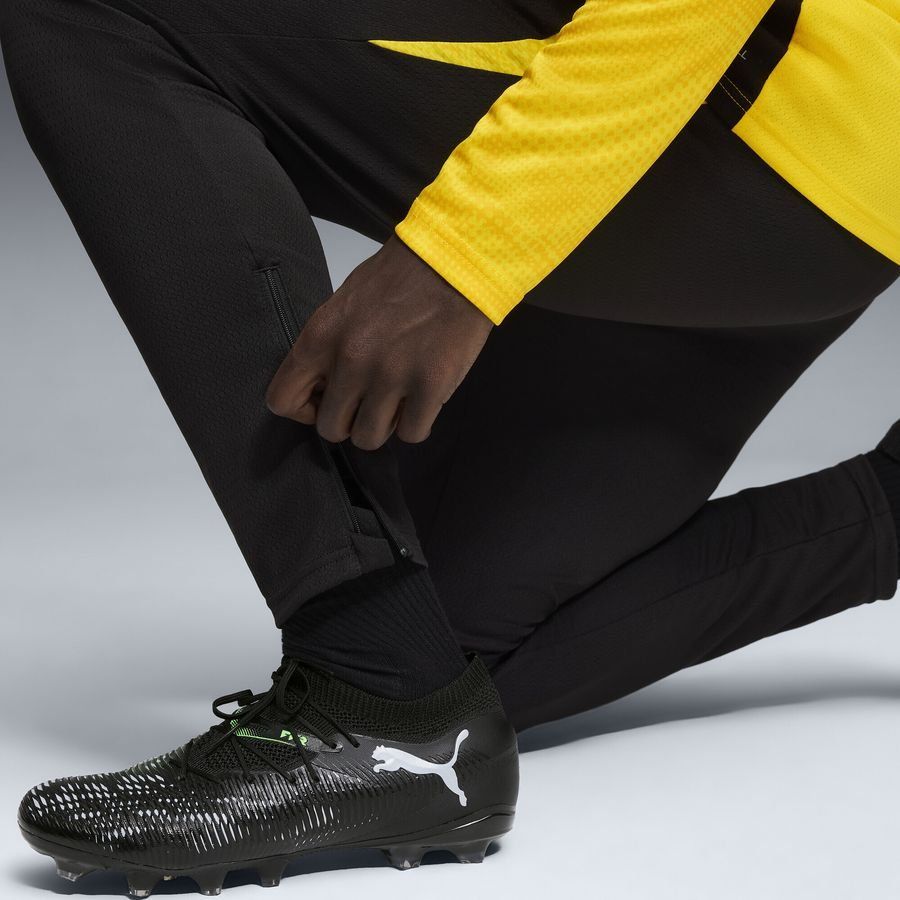 Dortmund Training Trousers - PUMA Black/Faster Yellow - Men's-SoccerKits Hub | Buy Soccer Jerseys Online
